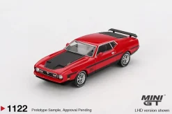 Mini GT 1/64 Ford Mustang Mach1 1971 Race Red