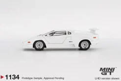 Mini GT 1/64 Lamborghini Countach 25th Anniversary White