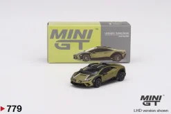Mini GT 1/64 Lamborghini Huracan Sterrato Verde Gea Matt (RHD)