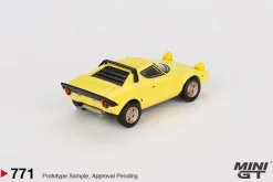 Mini GT 1/64 Lancia Stratos HF Stradale (Giallo Fly Yellow)
