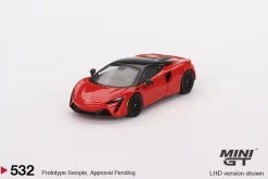 Mini GT 1/64 Mclaren Artura Vermillion Red 2023 (RHD)