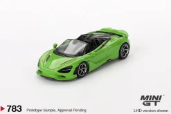 Mini GT 1/64 Mclaren 750S Spider Mantis Green (RHD)