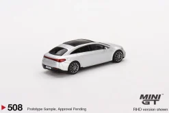 Mini GT 1/64 Mercedes-Benz EQS 580 4MATIC Silver Metallic