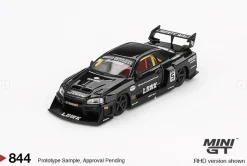 Mini GT 1/64 Nissan Skyline LB-ER34 Super Silhoutte Black