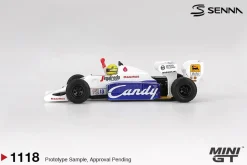 Mini GT 1/64 Toleman TG184 #19 Ayrton Senna 1984 Monaco Grand Prix 2nd Place