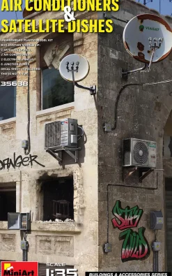 MiniArt 1/35 Air Conditioners & Satellite Dishes