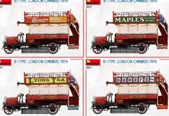 MiniArt 1/35 B Type London Omnibus Model Kit