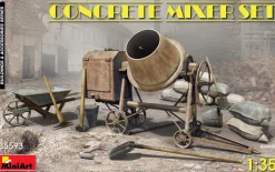 MiniArt 1/35 Concrete Mixer Set Model Kit