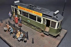 MiniArt 1/35 European Tram Car with Crew & Passengers Model