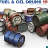 MiniArt 1/48 Fuel & Oil Drums 1930-1950s