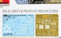 MiniArt 1/35 G7107 1.5t 4x4 Cargo Truck Wooden Body