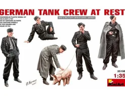MiniArt 1/35 German Tank Crew At Rest Model Figures