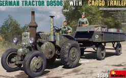 MiniArt 1/35 German Tractor D8506 With Trailer Model Kit