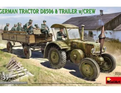 MiniArt 1/35 German Tractor D8506 with Trailer & Crew