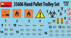 MiniArt 1/35 Hand Pallet Truck Set Model Kit