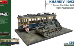 MiniArt 1/35 Kharkiv 1943 Tram & Stug. III Ausf. G w/Crew Set