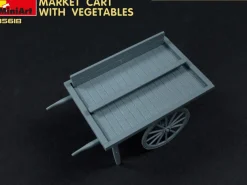 MiniArt 1/35 Market Cart with Vegetables & Wooden Crates Model Kit