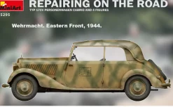 MiniArt 1/35 Mercedes-Benz 170 Cabrio Repairing on the Road Model Kit