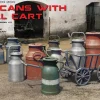 MiniArt 1/35 Milk Cans with Small Cart Model Kit