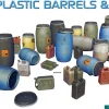 MiniArt 1/48 Modern Plastic Barrels & Fuel Cans
