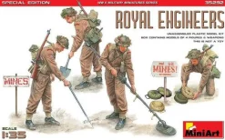 MiniArt 1/35 Royal Engineers Model Figures