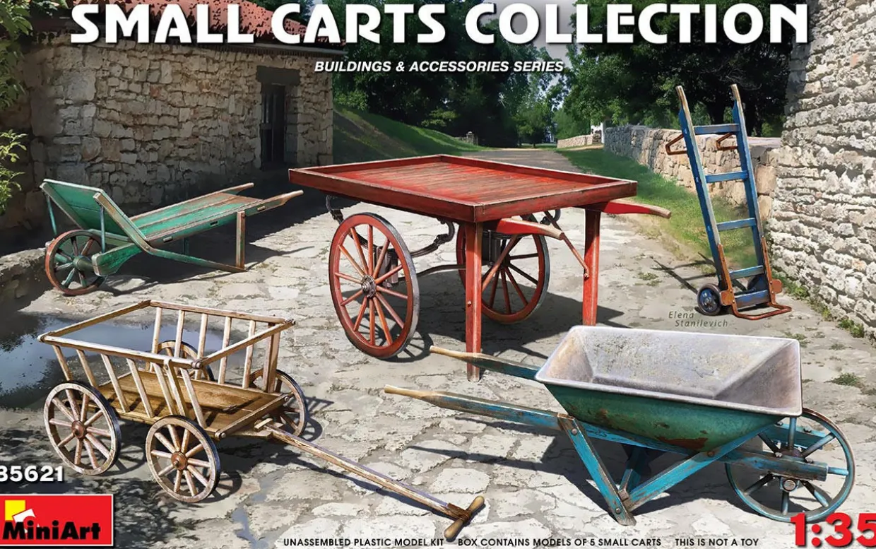 MiniArt 1/35 Small Carts Model Kit