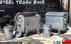 MiniArt 1/35 Steel Trash Bins Model Kit