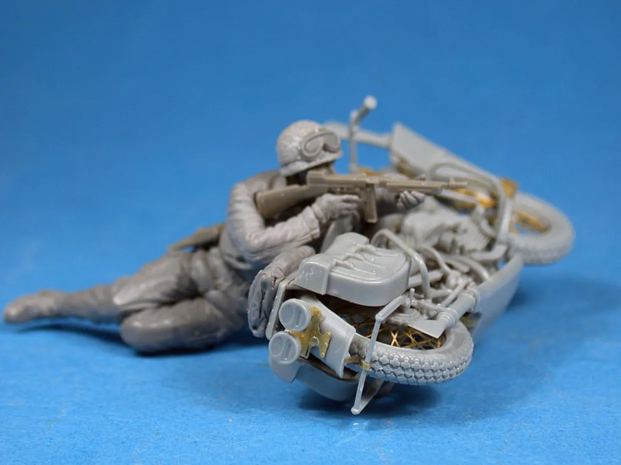 MiniArt 1/35 US Motorcycle WLA & Rifleman