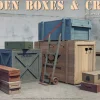 MiniArt 1/35 Wooden Boxes and Crates Model Kit
