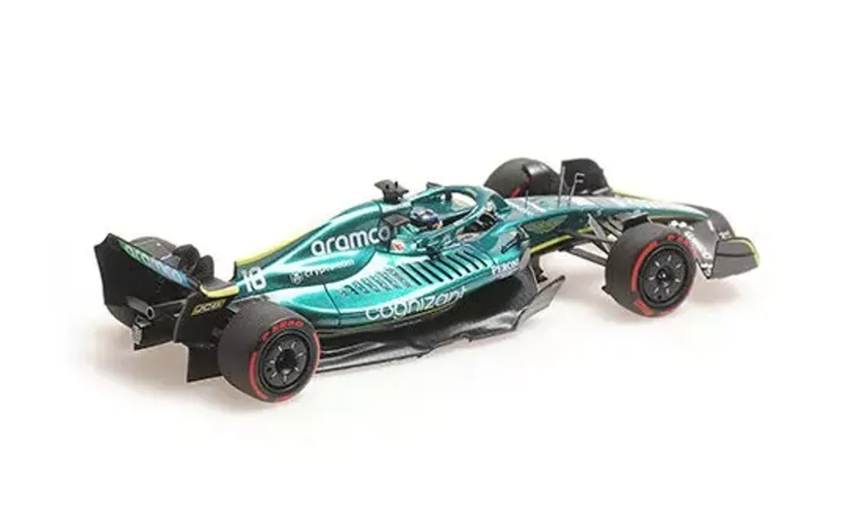 Minichamps 1/43 Aston Martin Mercedes AMR22 F1 Grand Prix de Bahrain 2022 - 18 Lance Stroll