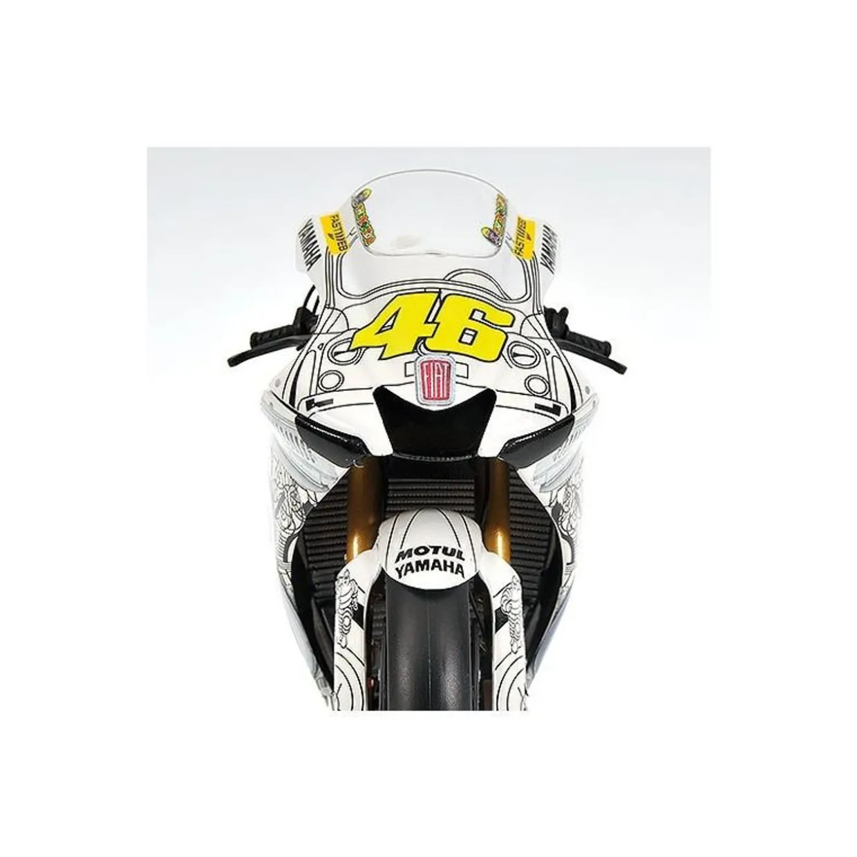 Minichamps 1/12 Yamaha YZR-M1 Moto GP Valencia 2007 Valentino Rossi