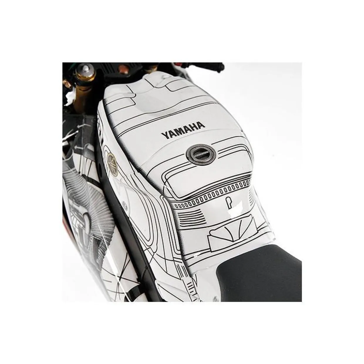 Minichamps 1/12 Yamaha YZR-M1 Moto GP Valencia 2007 Valentino Rossi