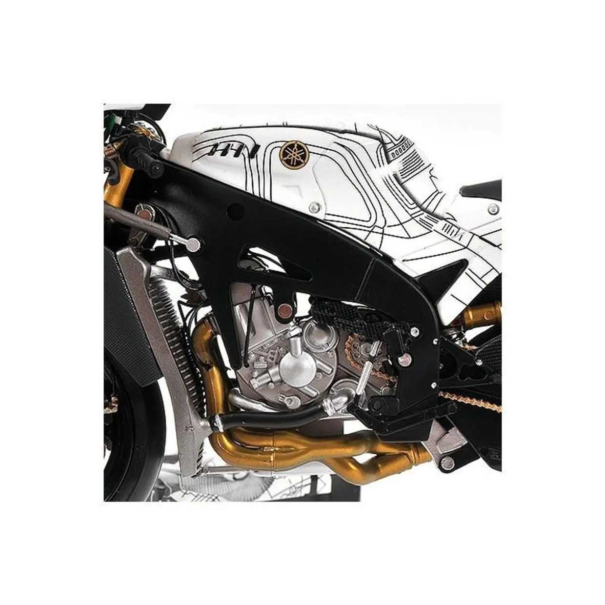 Minichamps 1/12 Yamaha YZR-M1 Moto GP Valencia 2007 Valentino Rossi