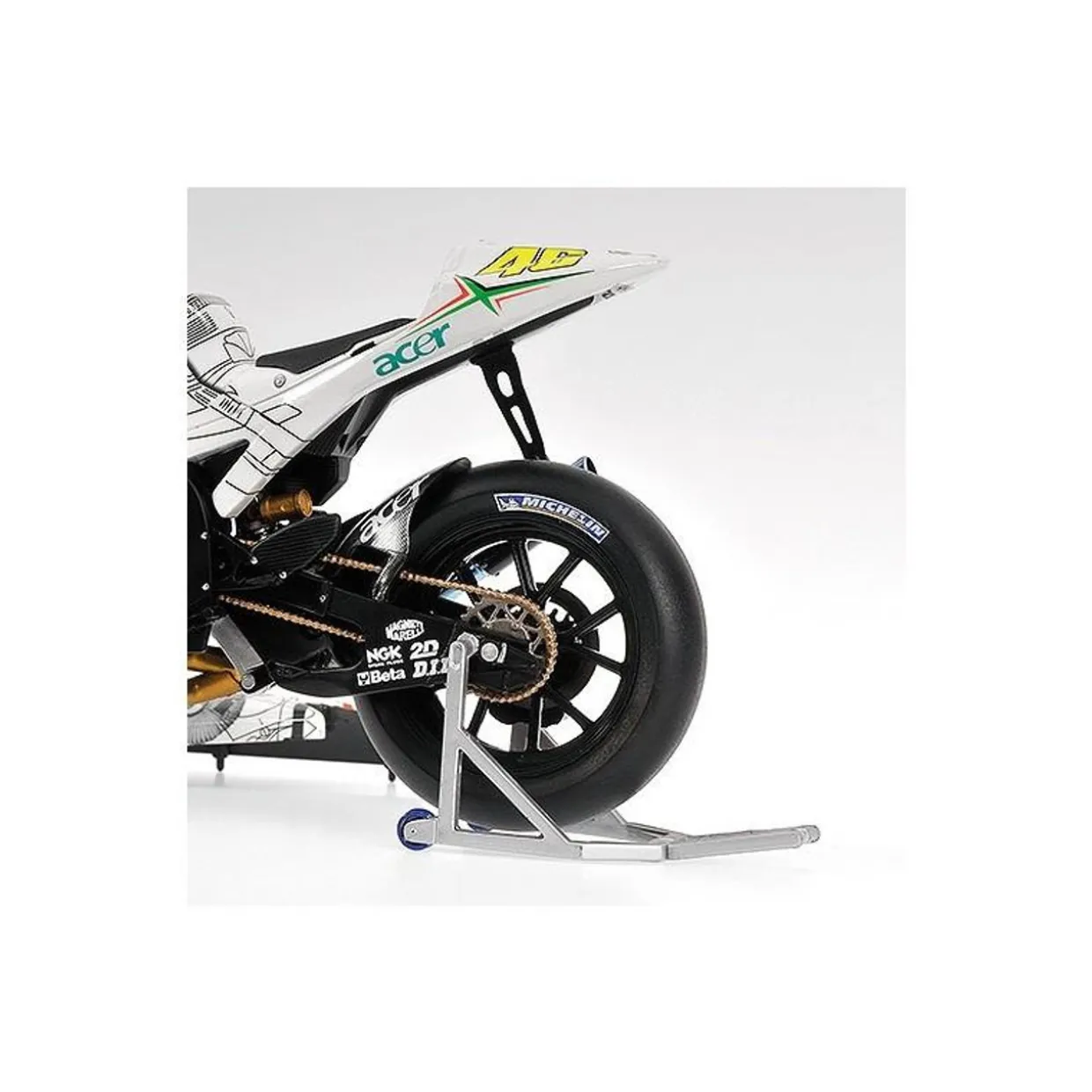 Minichamps 1/12 Yamaha YZR-M1 Moto GP Valencia 2007 Valentino Rossi