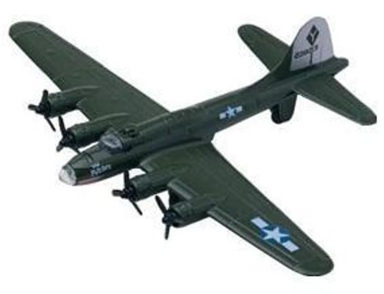 Motor Max Sky Wings B17 Flying Fortress Diecast Aircraft Model