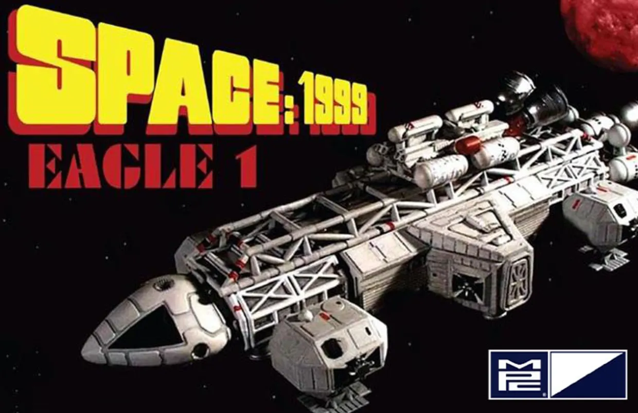 MPC 1/72 Space 1999 Eagle 4 with Lab Pod & Spine Booster
