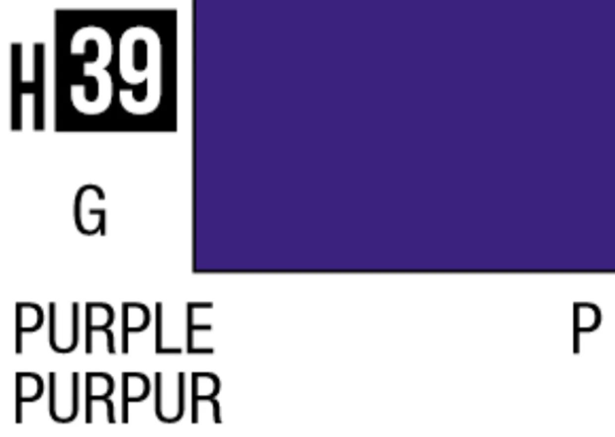 Mr Hobby Aqueous Hobby Colour 10ml 039 Purple Gloss Acrylic Paint