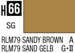 Mr Hobby Aqueous Hobby Colour 10ml 066 RLM79 Sandy Brown Semi Gloss Acrylic Paint