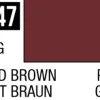 Mr Hobby Aqueous Hobby Colour 10ml 047 Red Brown Gloss Acrylic Paint