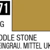Mr Hobby Aqueous Hobby Colour 10ml 071 Middle Stone Semi Gloss Acrylic Paint