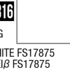 Mr Hobby Aqueous Hobby Colour 10ml 316 White FS17875 Gloss Acrylic Paint