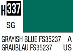 Mr Hobby Aqueous Hobby Colour 10ml 337 Greyish Blue FS35237 Semi Gloss Acrylic Paint