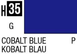 Mr Hobby Aqueous Hobby Colour 10ml 035 Cobalt Blue Gloss Acrylic Paint