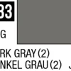 Mr Hobby Aqueous Hobby Colour 10ml 083 Dark Gray Semi Gloss Acrylic Paint