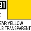 Mr Hobby Aqueous Hobby Colour 10ml 091 Clear Yellow Acrylic Paint