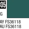 Mr Hobby Aqueous Hobby Colour 10ml 305 Gray FS36118 Semi Gloss Acrylic Paint