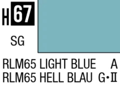 Mr Hobby Aqueous Hobby Colour 10ml 067 RLM65 Light Blue Semi Gloss Acrylic Paint