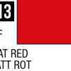 Mr Hobby Aqueous Hobby Colour 10ml 013 Flat Red Acrylic Paint