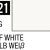 Mr Hobby Aqueous Hobby Colour 10ml 021 Off White Gloss Acrylic Paint