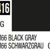 Mr Hobby Aqueous Hobby Colour 10ml 416 RLM66 Black Gray Semi Gloss Acrylic Paint